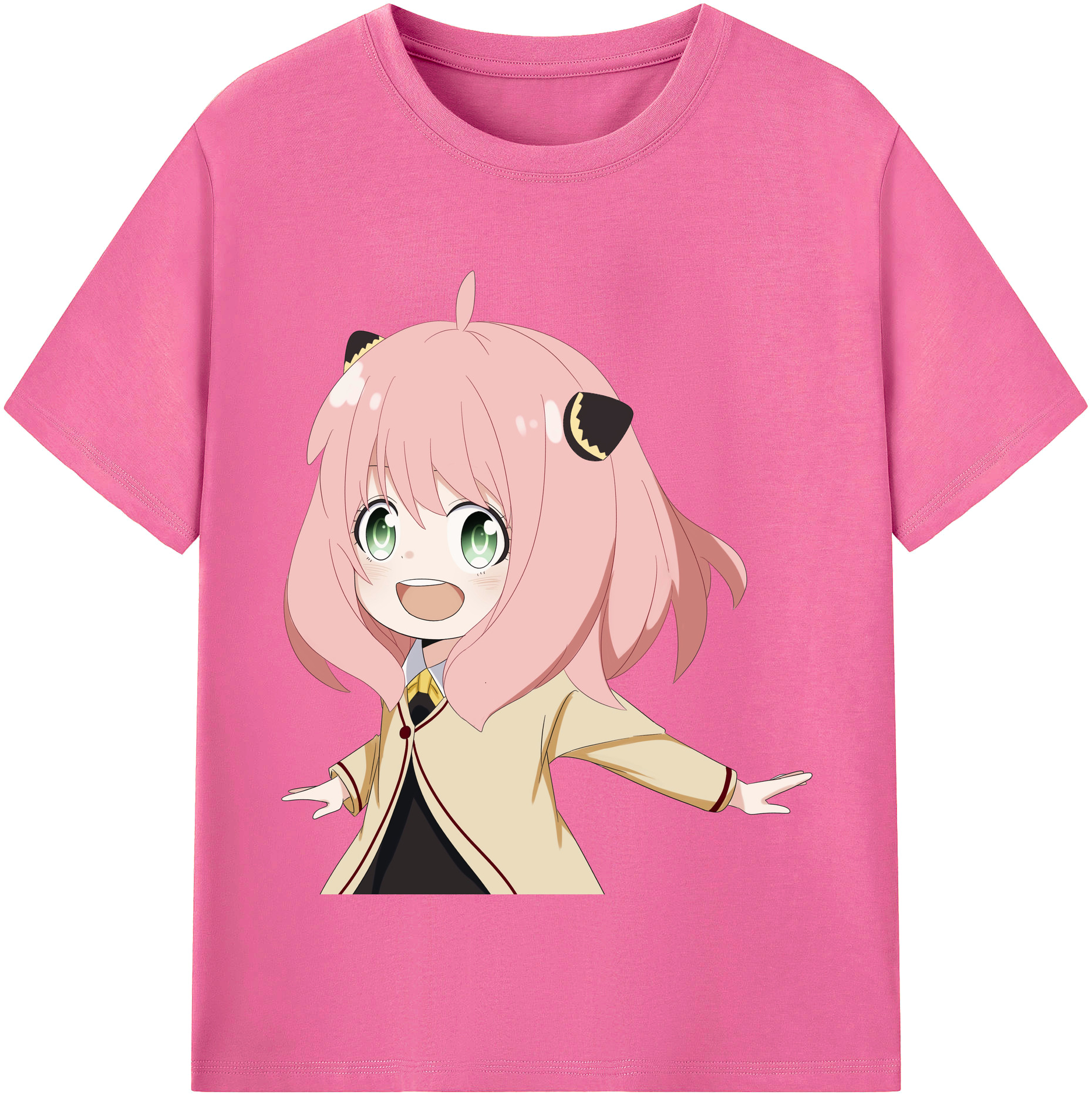 （画像用） SPY×FAMILY间谍家家酒 レディースカジュアルプリントTシャツ（綿100％）